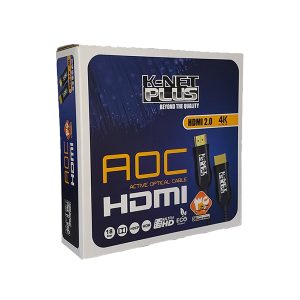 کابل HDMI 2.0 کی نت پلاس مدل KP-CHAOC150 طول 15 متر