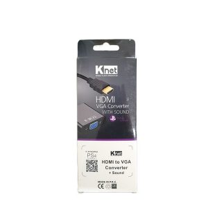 مبدل HDMI به VGA کی نت مدل K-AHV00PS4