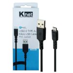 کابل USB به MicroUSB کی نت مدل K-CUM02010 طول 1 متر