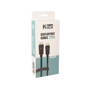 کابل DisplayPort 2.1 کی نت مدل K-CDP21015 طول 1.5 متر