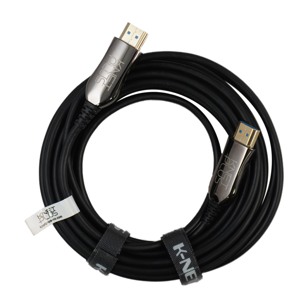 کابل HDMI 2.0 فیبر نوری کی نت پلاس مدل KP-A140 طول 5 متر