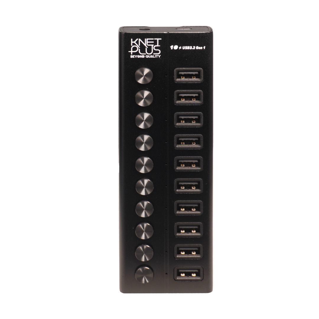 هاب 10 پورت USB 3.2 کی نت پلاس مدل KP-HA110