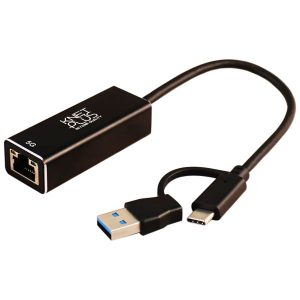 مبدل USB-C به LAN کی نت پلاس مدل KP-LA05