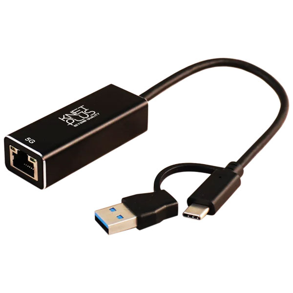مبدل USB-C به LAN کی نت پلاس مدل KP-LA05